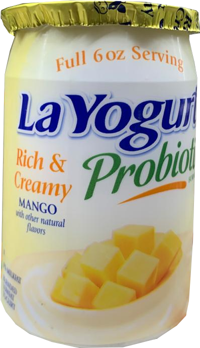 La Yogurt Probiotic Rich & Creamy Yogurt, Mango Flavor , 6 oz