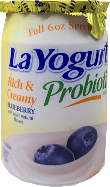 La Yogurt Probiotic Rich & Creamy Yogurt, Blueberry Flavor , 6 oz