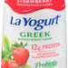 La Yogurt Probiotic Strawberry Greek Blended Non-Fat Yogurt, 12g Protein, 5.3 oz