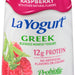 La Yogurt Probiotic Raspberry Greek Blended Non-Fat Yogurt, 12g Protein, 5.3 oz