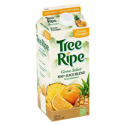 Tree Ripe Grove Select 100% Orange With Pineapple Juice , 52 oz