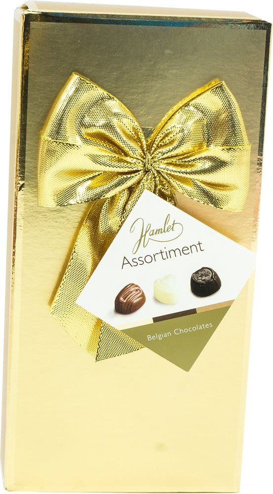 Hamlet Assorted Belgian Chocolates Gift Box, Gold, 125 gr