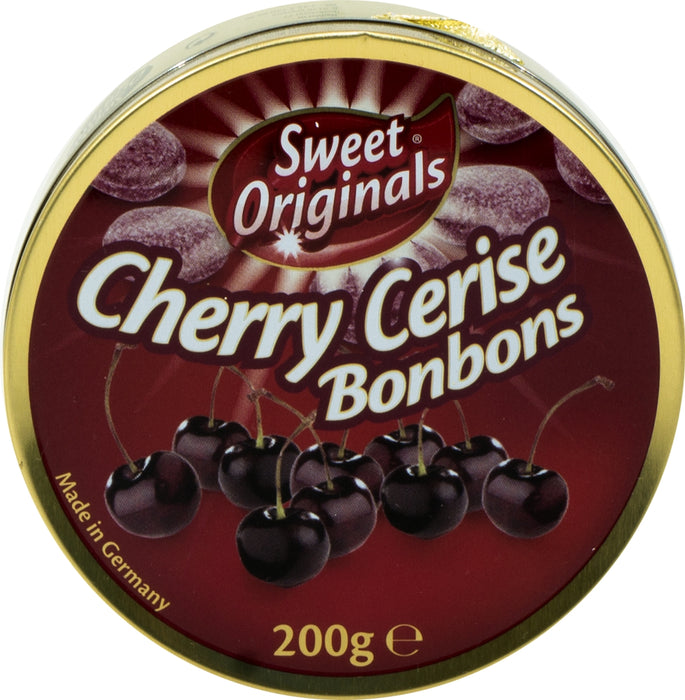 Sweet Originals Cherry  Bonbons Tin, 250 gr