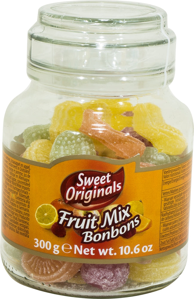 Sweet Originals Fruit Mix Bonbons Jar, 300 gr