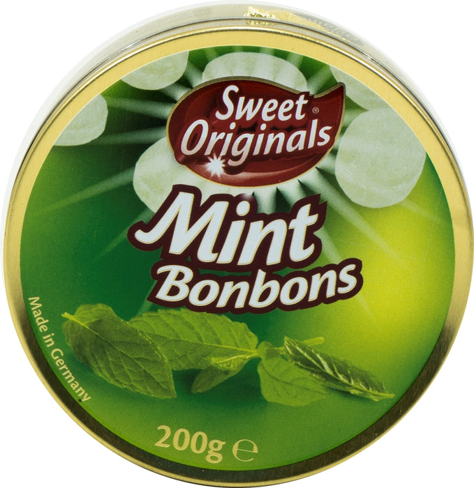 Sweet Originals Mint Bonbons Tin, 250 gr