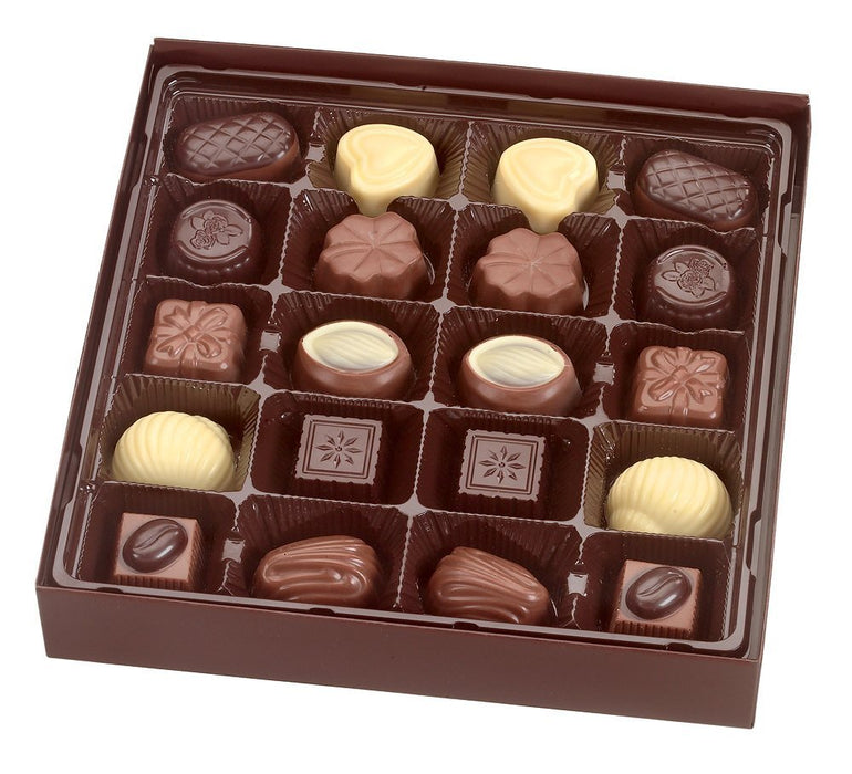 Hamlet Assorted Belgian Chocolates Gift Box, Beige & Brown, 250 gr