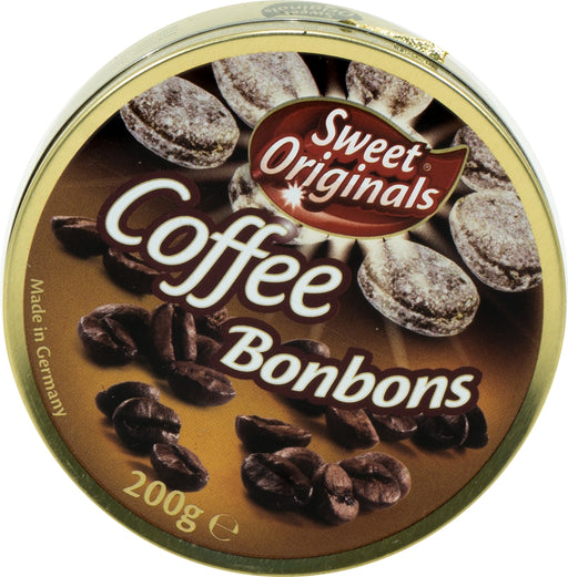 Sweet Originals Coffee Bonbons Tin, 250 gr