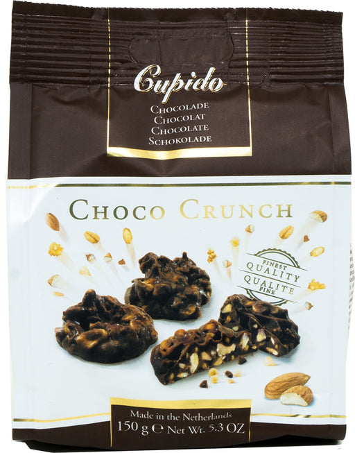 Hamlet Cupido Choco Crunch Dark Chocolate with Almonds, 150 gr