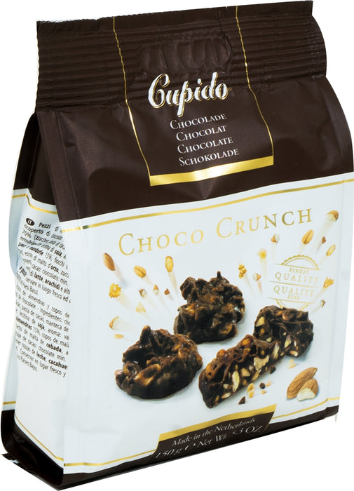Hamlet Cupido Choco Crunch Dark Chocolate with Almonds, 150 gr