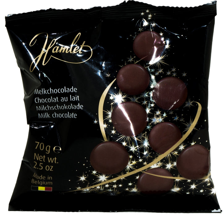 Hamlet Milk Chocolate Bite Size Dots, 70 gr