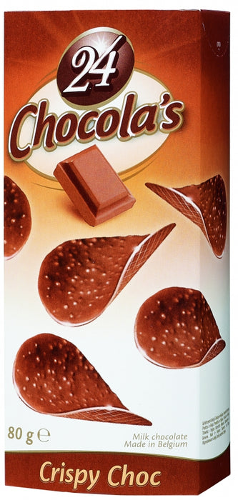 Hamlet Chocola's Crispy Choc Milk Chocolate, 80 g