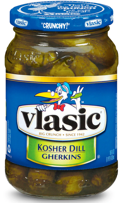 Vlasic Kosher Dill Gherkins Pickles , 16 oz