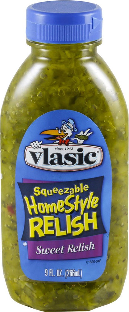 Vlasic Homestyle Sweet Pickle Relish Squeeze Bottle, 9 oz