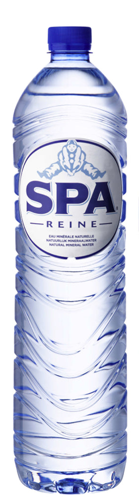 Spa Natural Mineral Water Bottles, 12 x 1.5 L