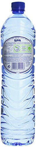 Spa Natural Mineral Water Bottles, Value Pack, 12 x 1.5 L