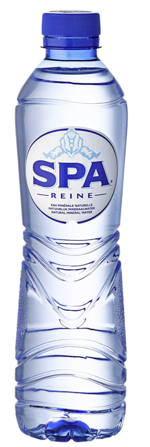 Spa Natural Mineral Water Bottles, 24 x 0.5 L