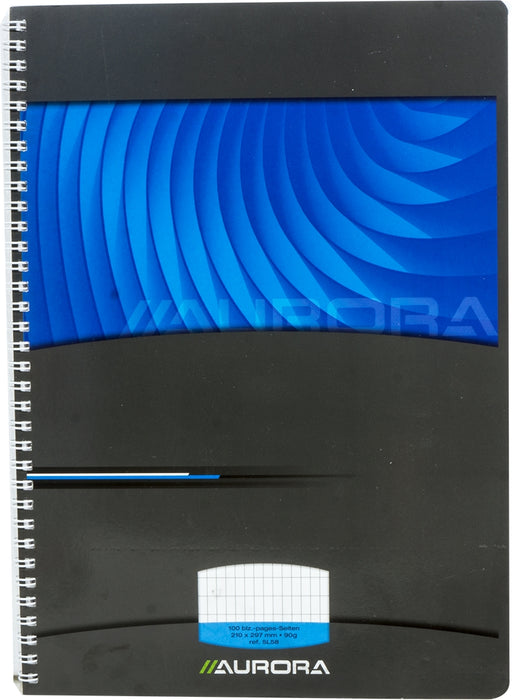 Aurora Wirebound Notebook, 21 x 29.7 cm (Available in More Colors), 100 sheets