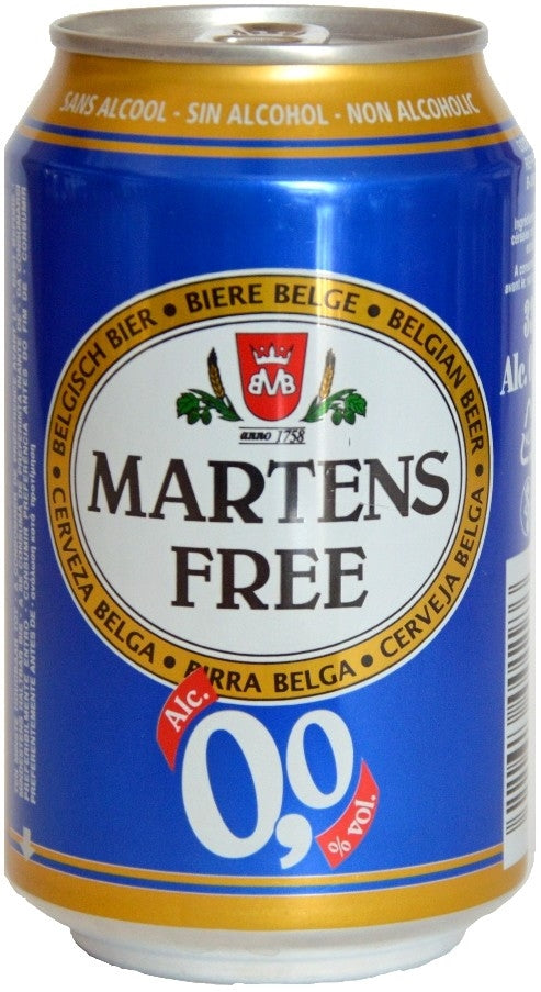 Martens Free Non Alcoholic Beer Can, 330 ml