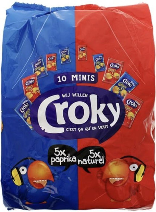 Croky Mini Chips, 25 gr, 10 pcs