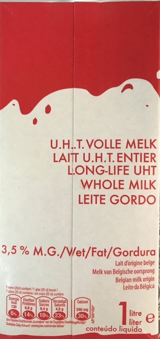 Solarec Whole Milk, 1 L