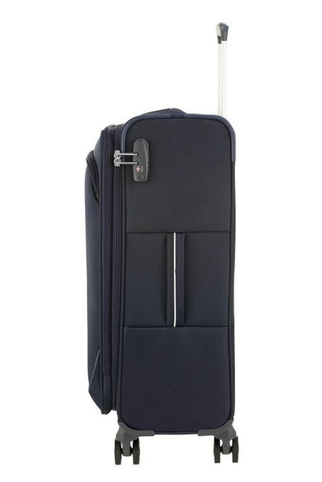 Samsonite Popsoda Spinner Expandable Travel Suitcase, 66/24, Dark Blue , 1 pc
