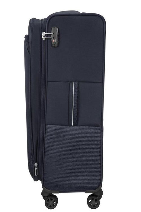 Samsonite Popsoda Spinner Expandable Travel Suitcase, 78/29, Dark Blue, 1 pc