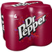 Dr Pepper Cans, 4-Pack, 4 x 330 ml