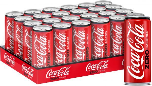 Coca-Cola Zero Cans Value Pack, 24 x 330 ml