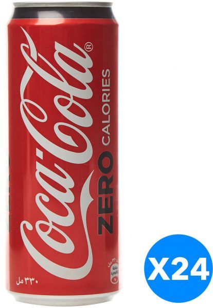 Coca-Cola Zero Cans Value Pack, 24 x 330 ml
