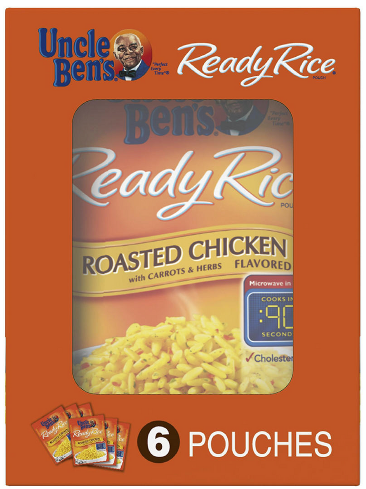 Uncle Ben's Roasted Chicken Flavored Ready Rice , 6 x 8.8 oz