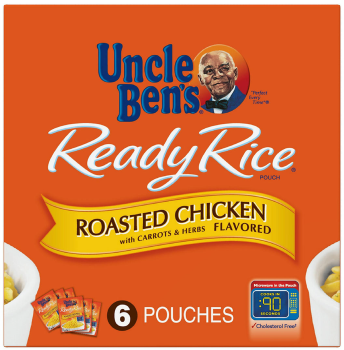 Uncle Ben's Roasted Chicken Flavored Ready Rice , 6 x 8.8 oz — Goisco.com