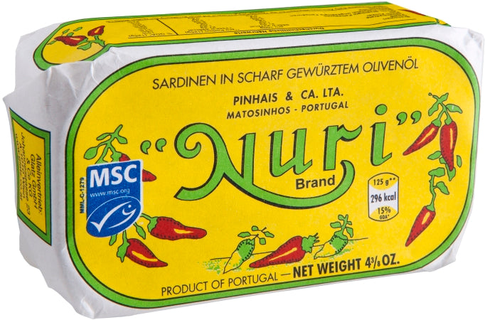  Nuri Spiced Portuguese Sardines, 90 gr