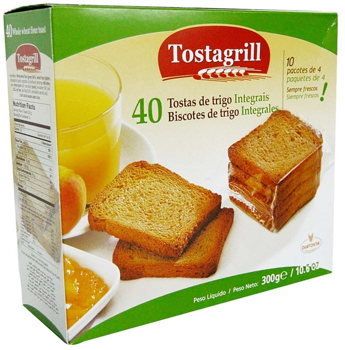 Diatosta Tostagrill Whole Wheat Bread Toasts, 300 gr