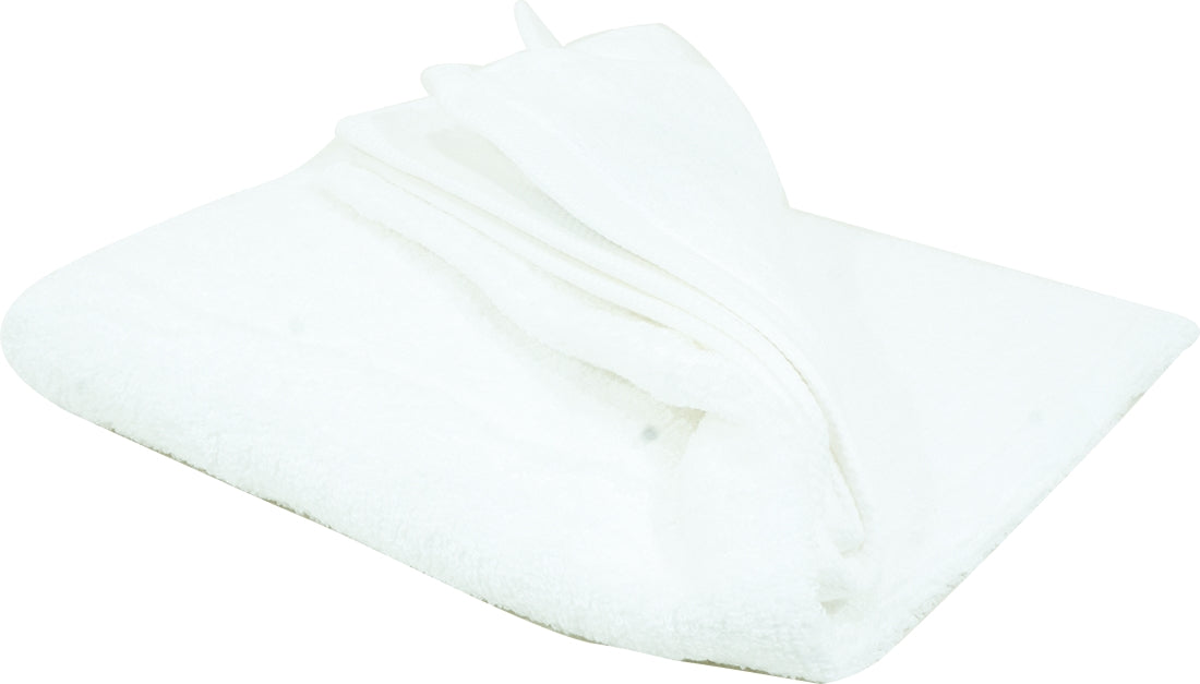 Goisco Hand Towel 100% Cotton 20 x 39 inch, White, 380 gr