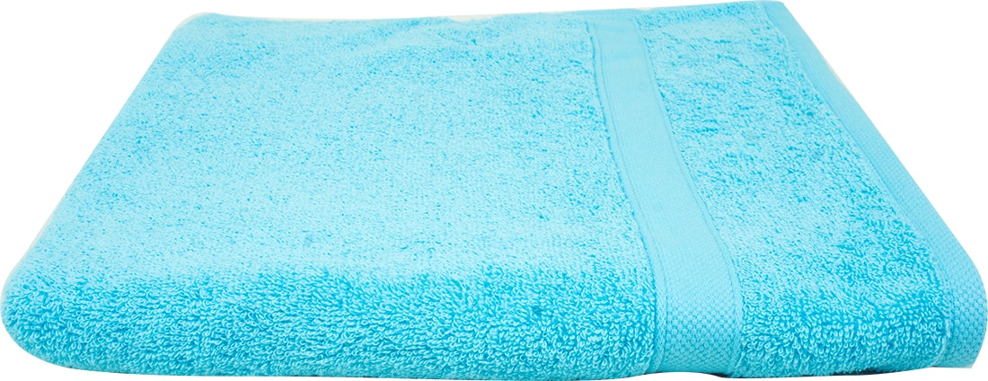 Goisco Bath Towel 100% Cotton 27 x 54 inch, Turquoise, 400 gr