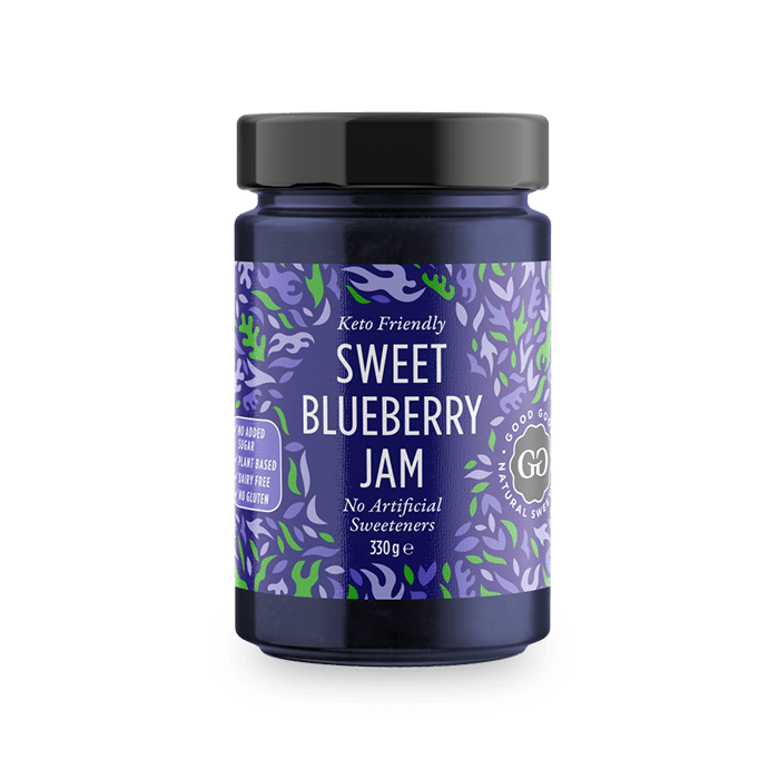 Good Good Keto-Friendly Sweet Blueberry Jam , 330 gr