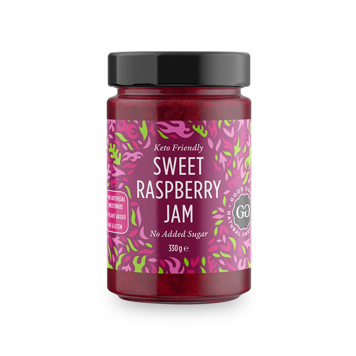Good Good Keto-Friendly Sweet Raspberry Jam , 330 gr