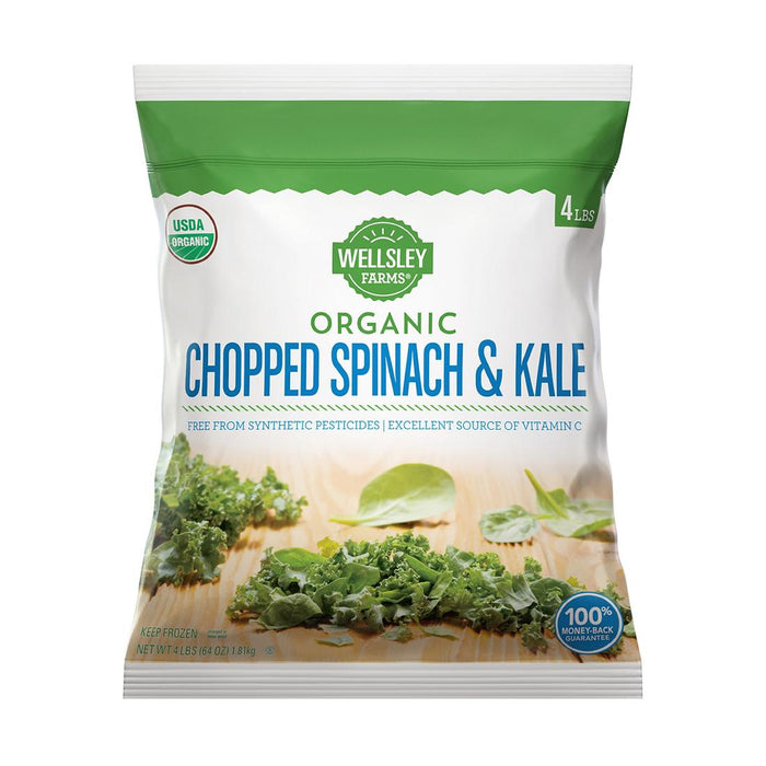 Wellsley Farms Organic Spinach and Kale Blend, 4 lb