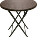 Goisco Round Rattan Table, Brown, 60 cm
