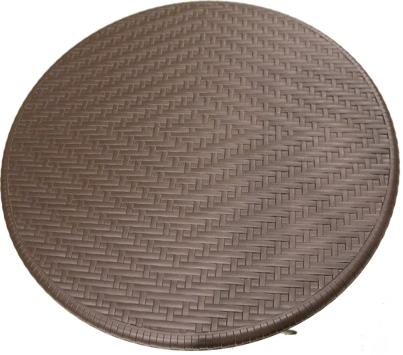 Goisco Round Rattan Table, Brown, 60 cm