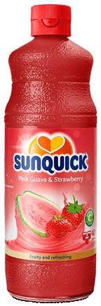 Sunquick Pink Guava & Strawberry Concentrate Drink, 840 ml