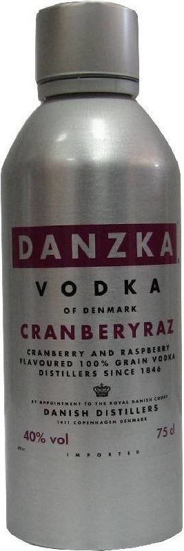 Danzka CranberyRaz Vodka of Denmark, 40% Vol., 75 cl
