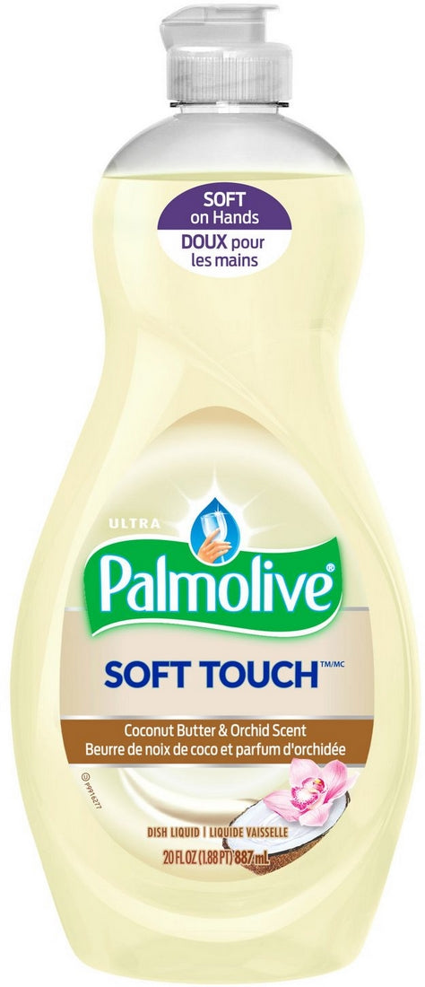 Palmolive Ultra Soft Touch Dish Liquid, Coconut Butter & Orchid Scent, 20 oz