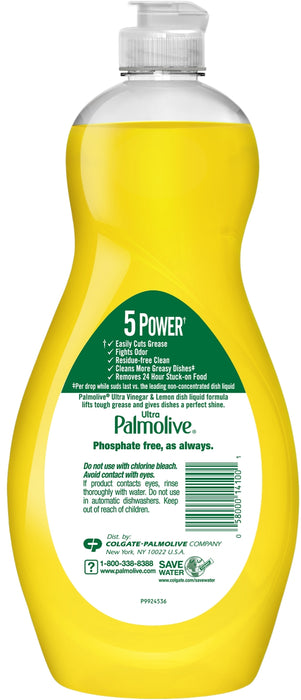 Palmolive Ultra Liquid Dish Soap, Vinegar & Lemon , 20 oz