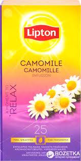 Lipton Camomille Infusion Tea, 25 ct