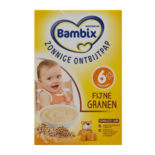 Bambix Fijne Granen, 6+ Months, Zonnige Ontbijtpap, 250 gr