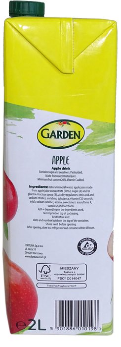 Garden Apple Juice, 2 L