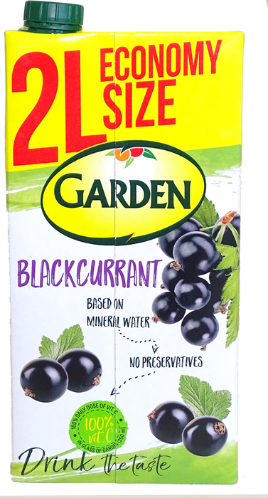 Garden Blackcurrant Juice, 2 L