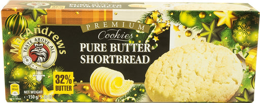 Mac Andrews Pure Butter Shortbread Premium Cookies, 150 gr