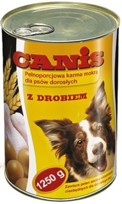 Canis Dog Food Can Beef Flavor, 1250 g